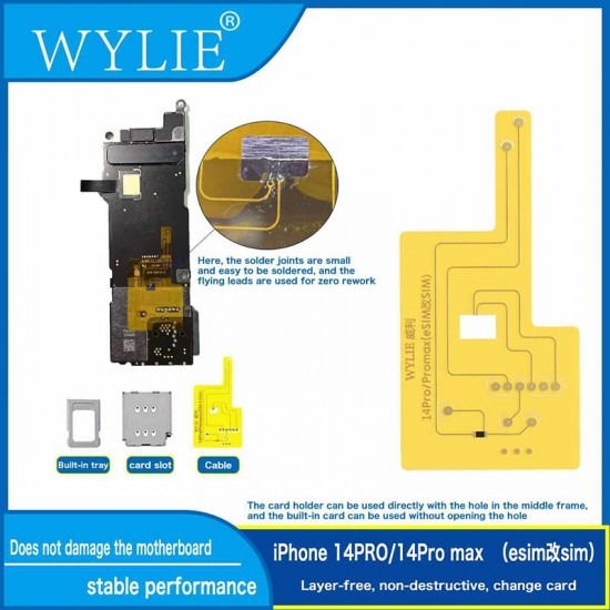 Wylie Sim Card Tool Kit For iPhone 14Pro / 14Pro Max PFWL10